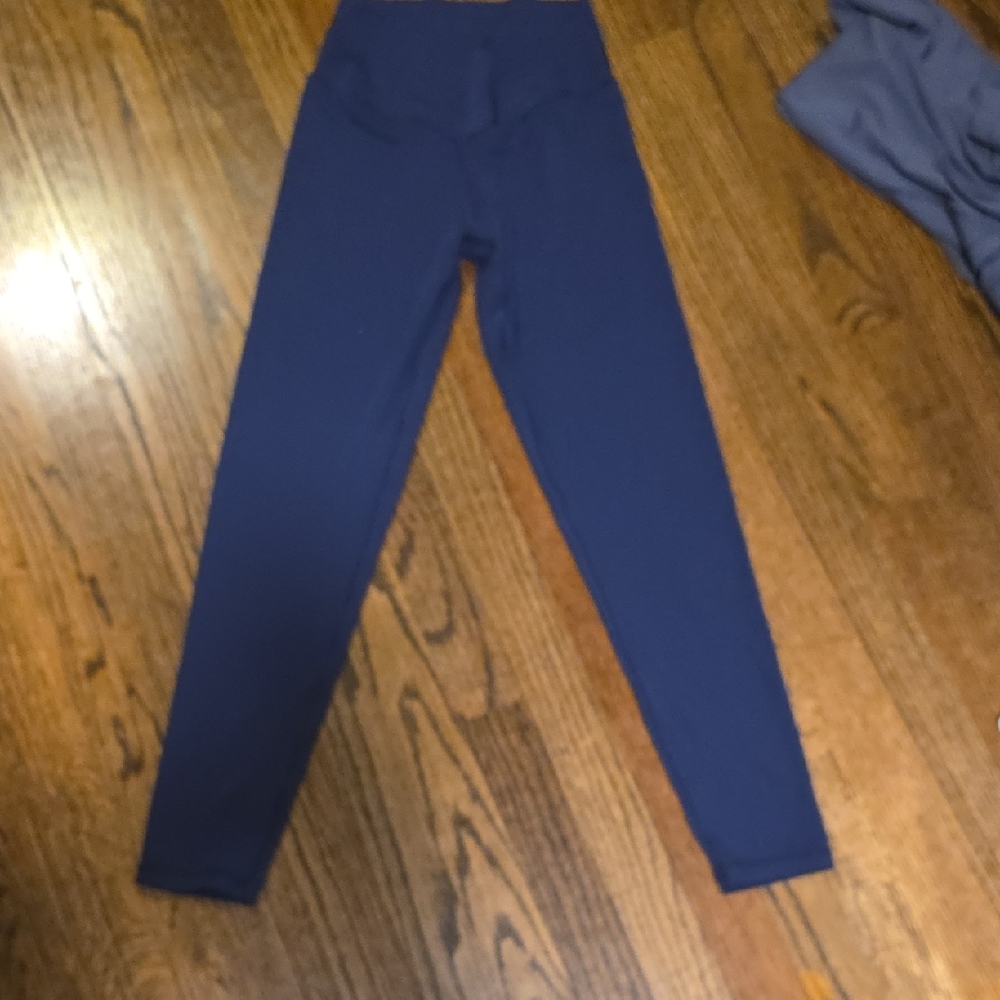 Aerie Deep Blue High-Rise Leggings